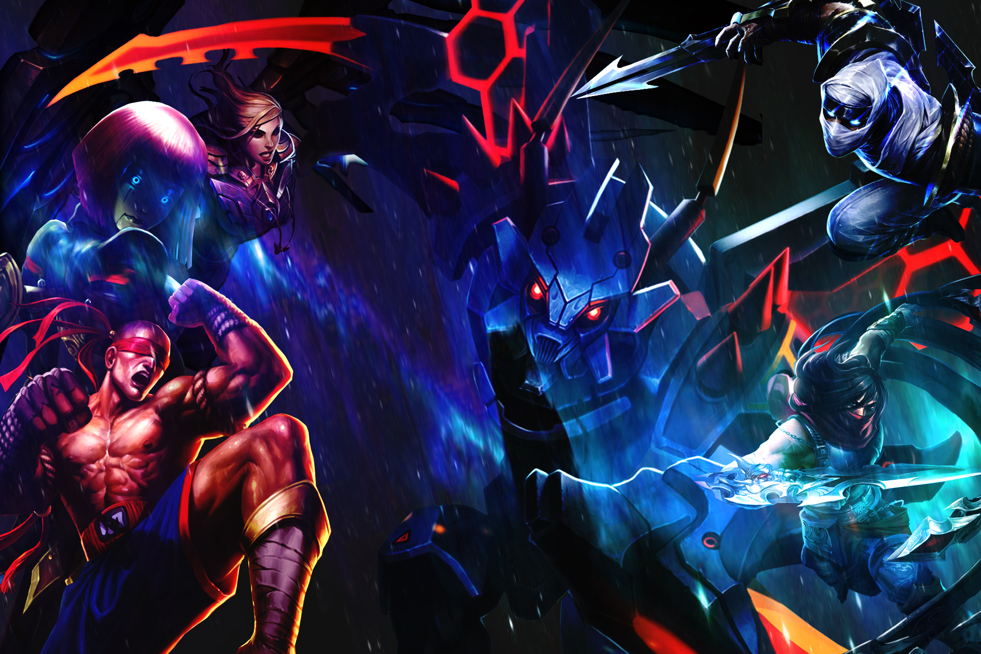 Fonds d'cran Jeux Vido League of Legends - Clash of Fates 