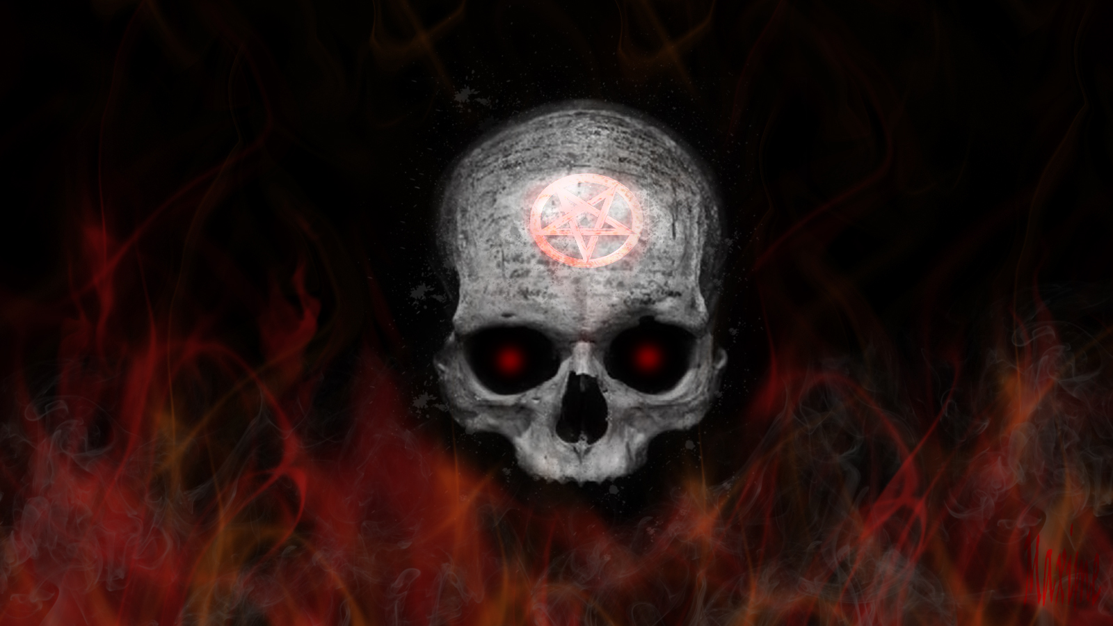 Wallpapers Fantasy and Science Fiction Death Skull