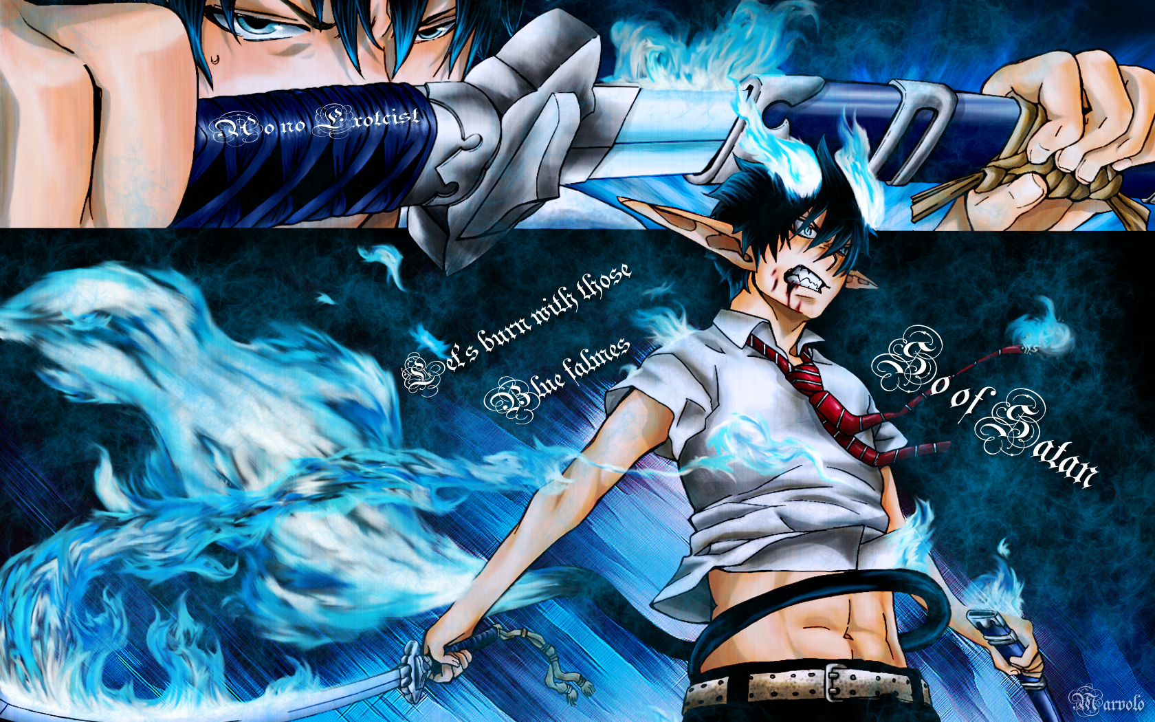 Fonds d'cran Manga Ao No Exorcist 