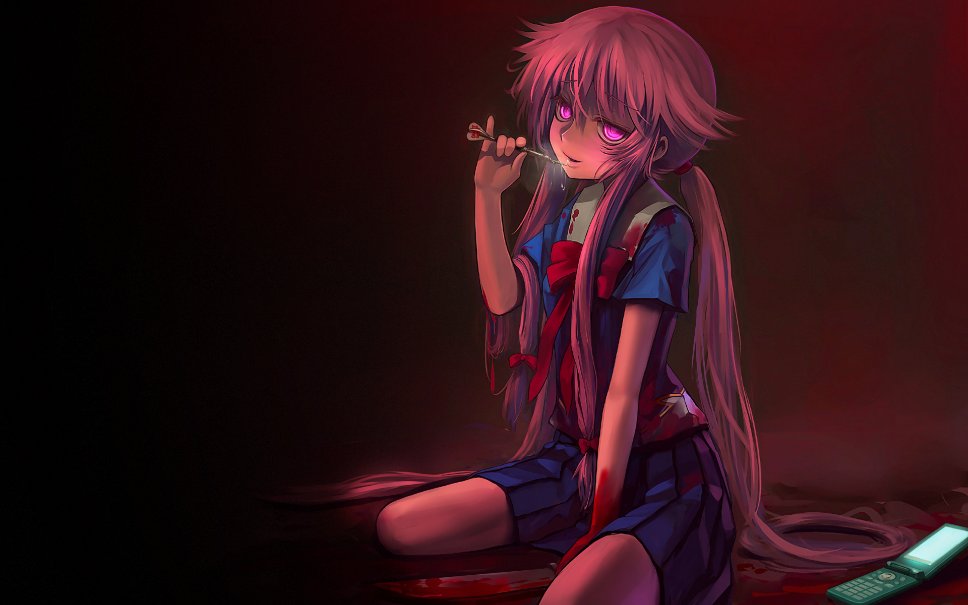 Wallpapers Manga Mirrai Nikki Mirai nikki-yuno