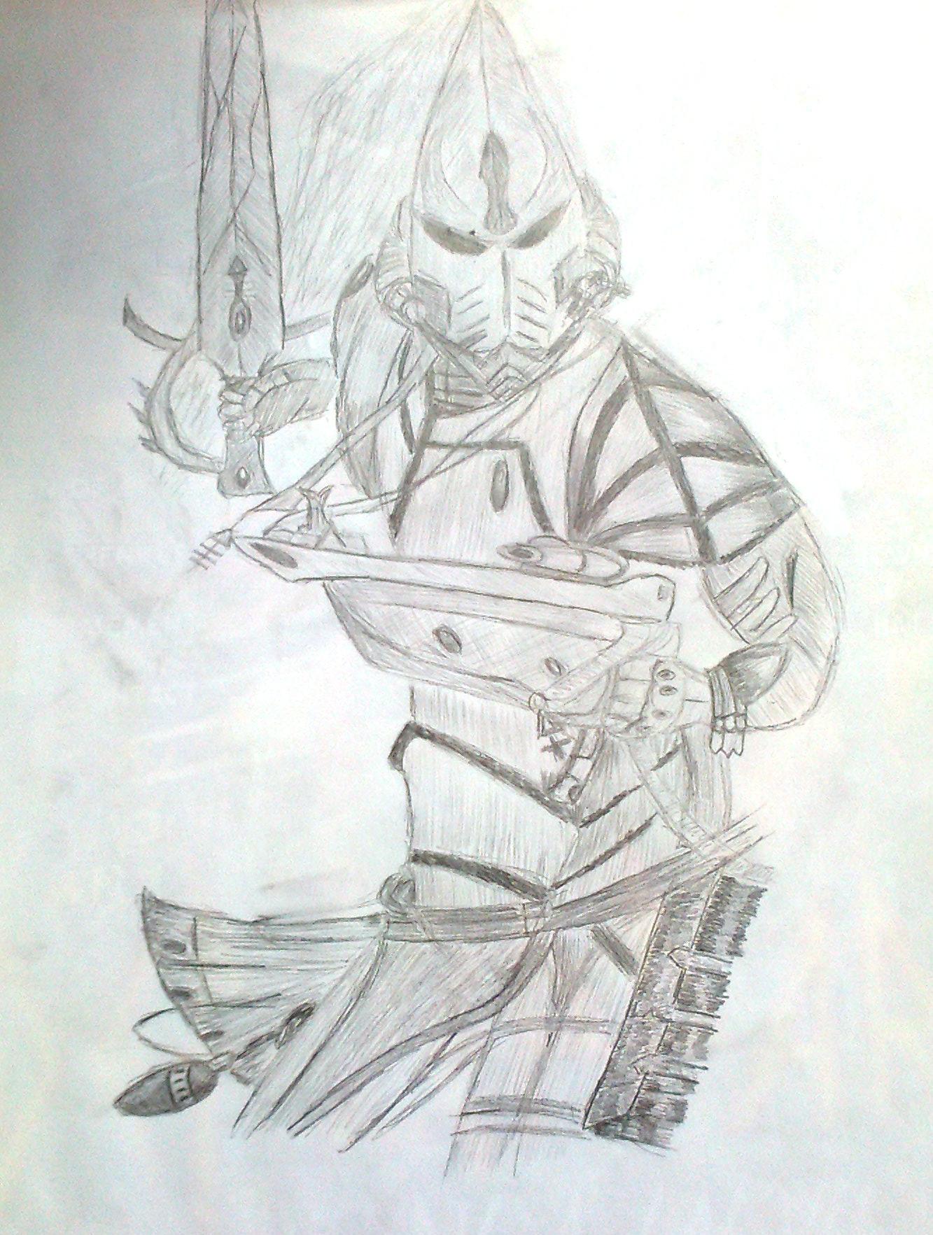 Fonds d'cran Art - Crayon Fantasy - Fantastique ELDAR-WARHAMMER