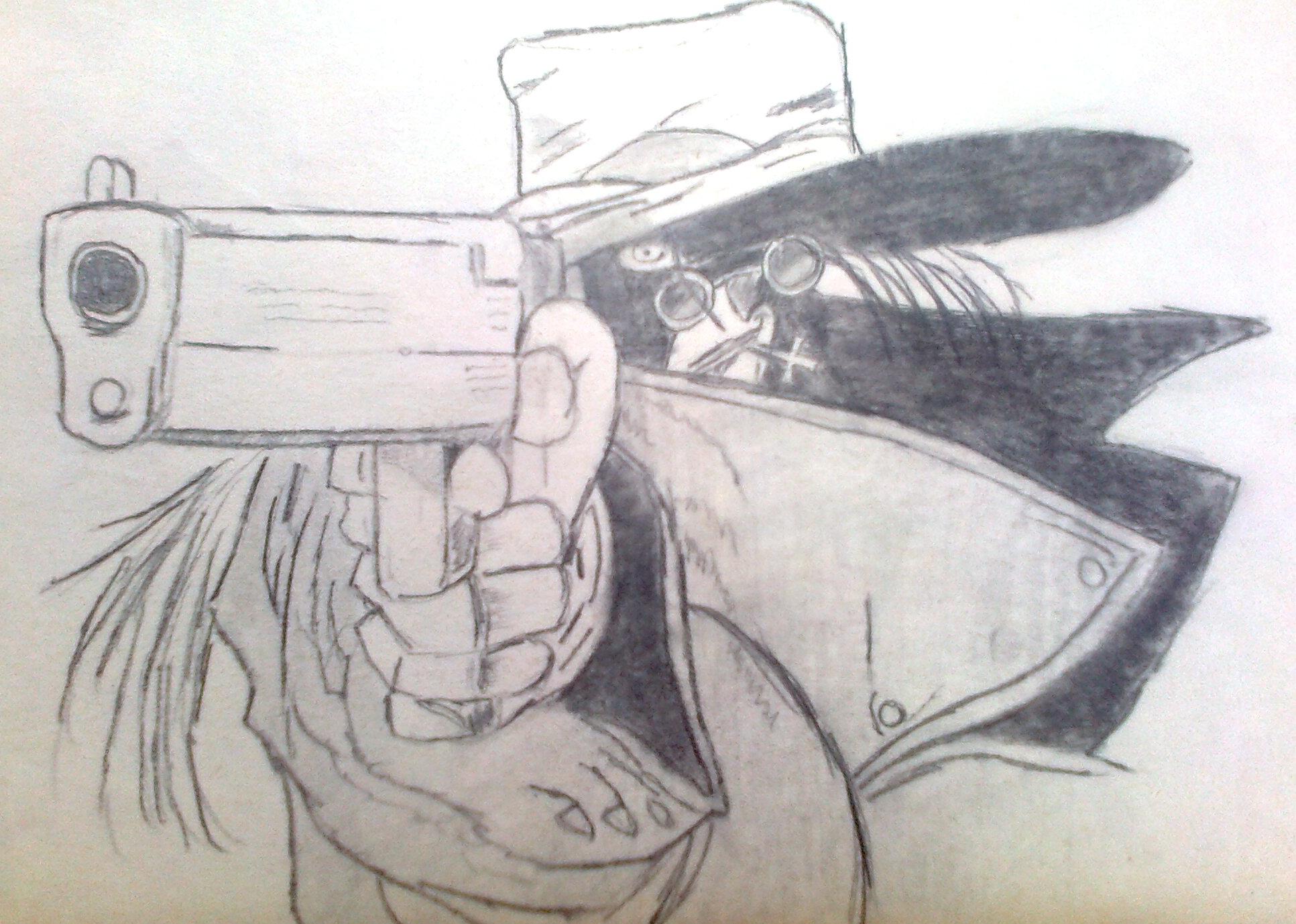 Fonds d'cran Art - Crayon Manga - Hellsing 