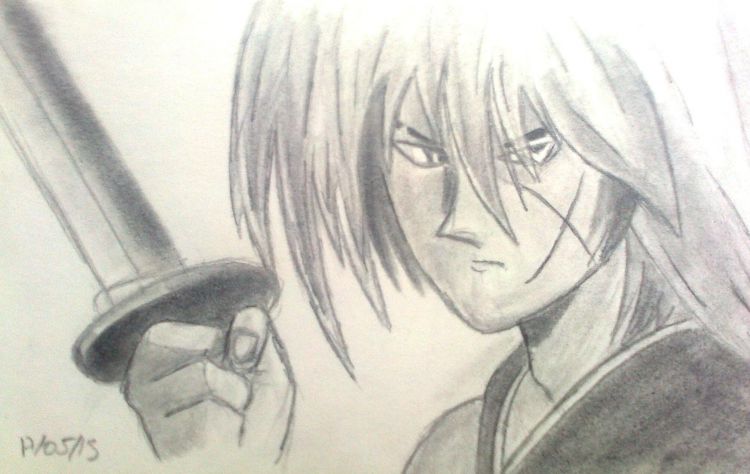 Fonds d'cran Art - Crayon Manga - Kenshin kenshin