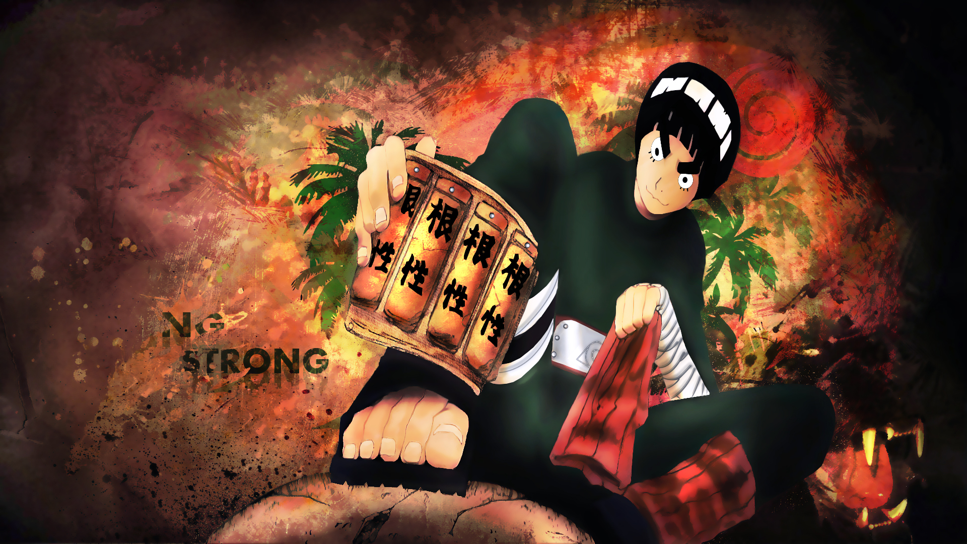 Wallpapers Manga Naruto Rock Lee Wallpaper