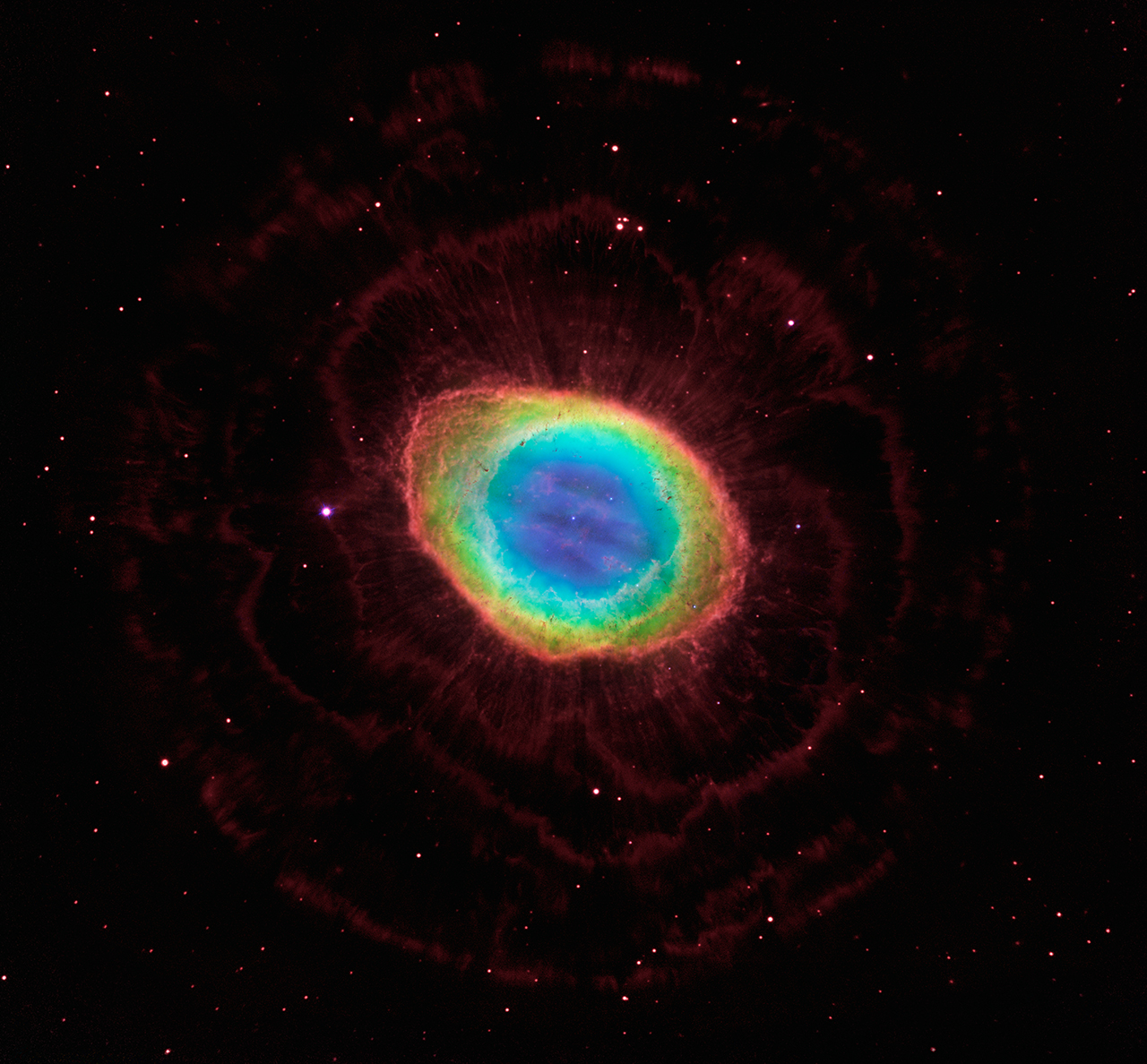 Fonds d'cran Espace Etoiles - Nbuleuses La nbuleuse du Cercle - The Ring Nebula