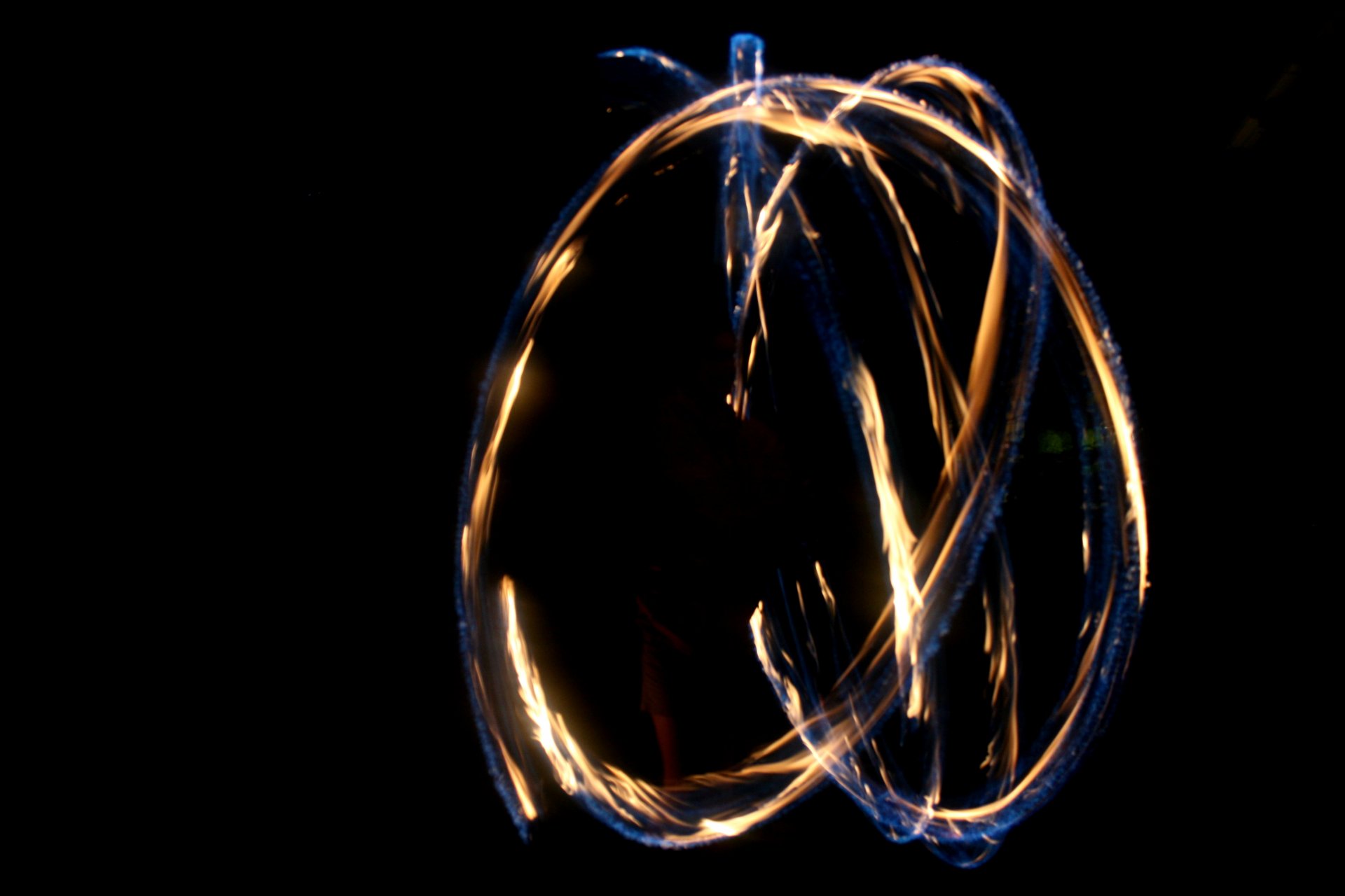 Wallpapers Digital Art Light Painting Bolas enflammes (2)