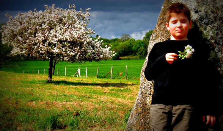 Fonds d'cran Hommes - Evnements Bbs - Enfants l'inspiration est dans le pr