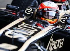  Sports - Loisirs Romain Grosjean sur la Lotus E21