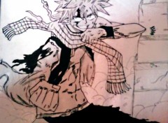  Art - Pencil Natsu la salamandre de Fairy Tail