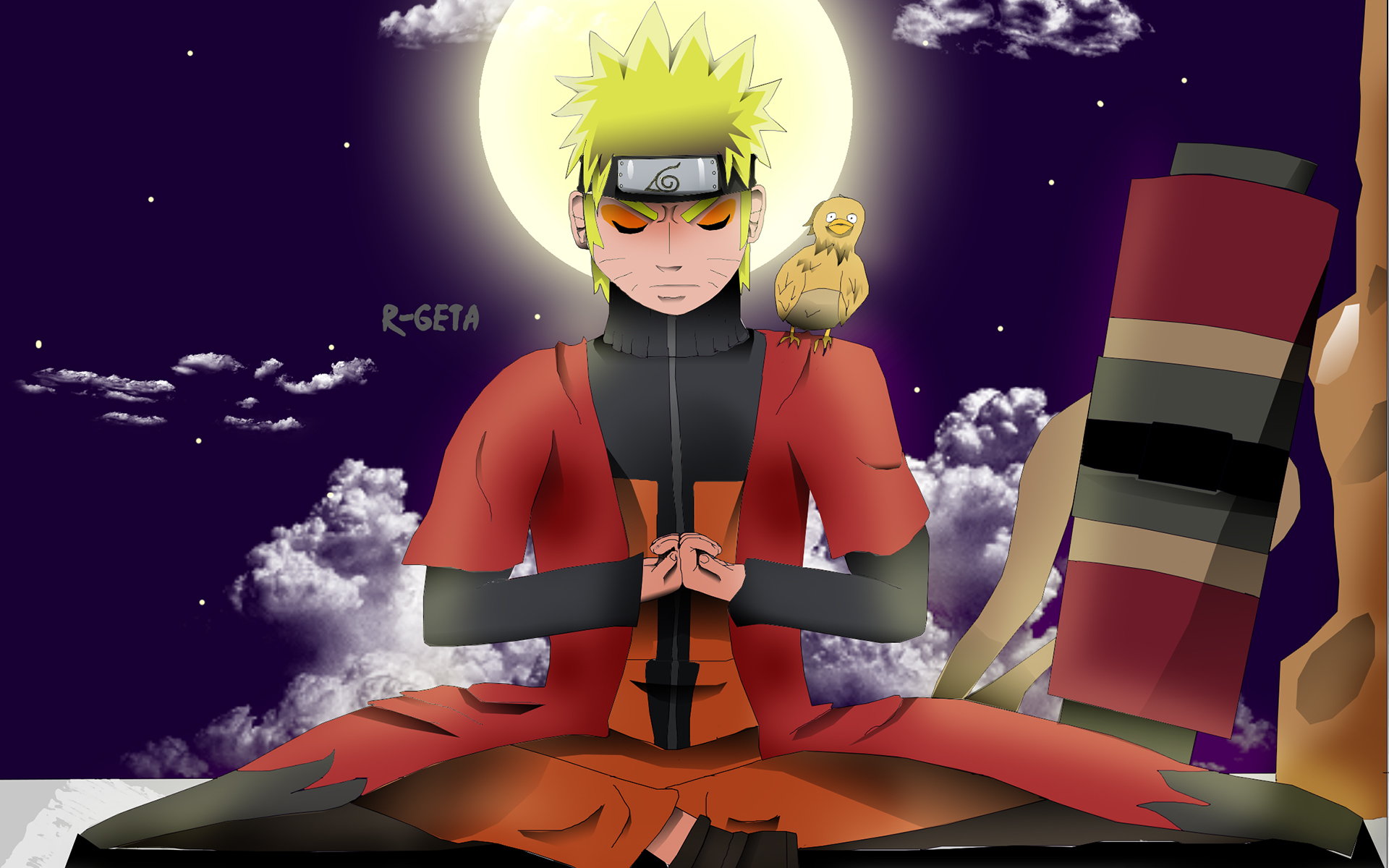 Wallpapers Manga Naruto Naruto mode ermite