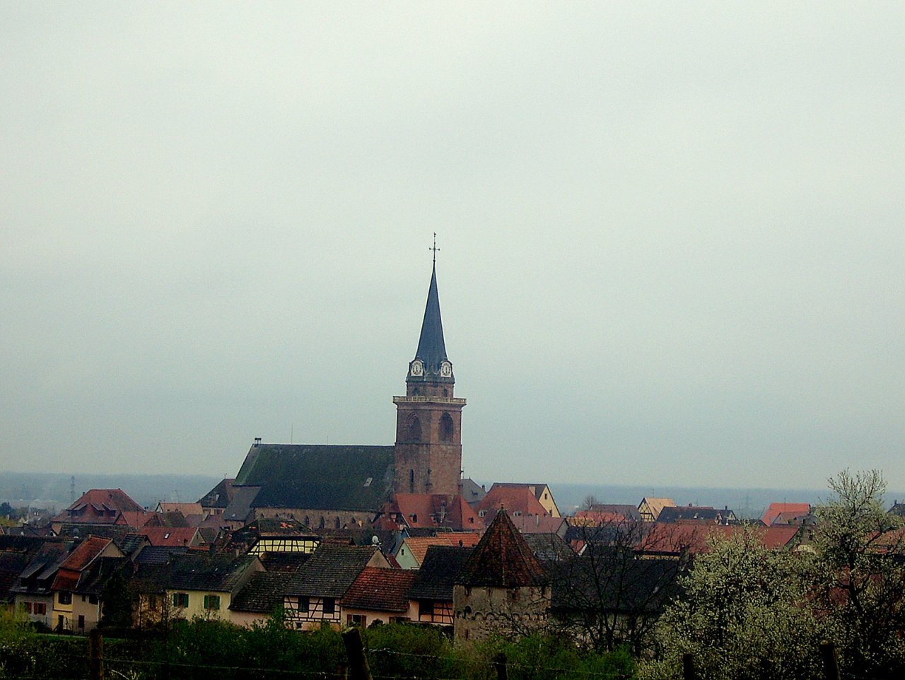 Fonds d'cran Constructions et architecture Villes - Villages ALSACE ROUTE DU VIN 2008