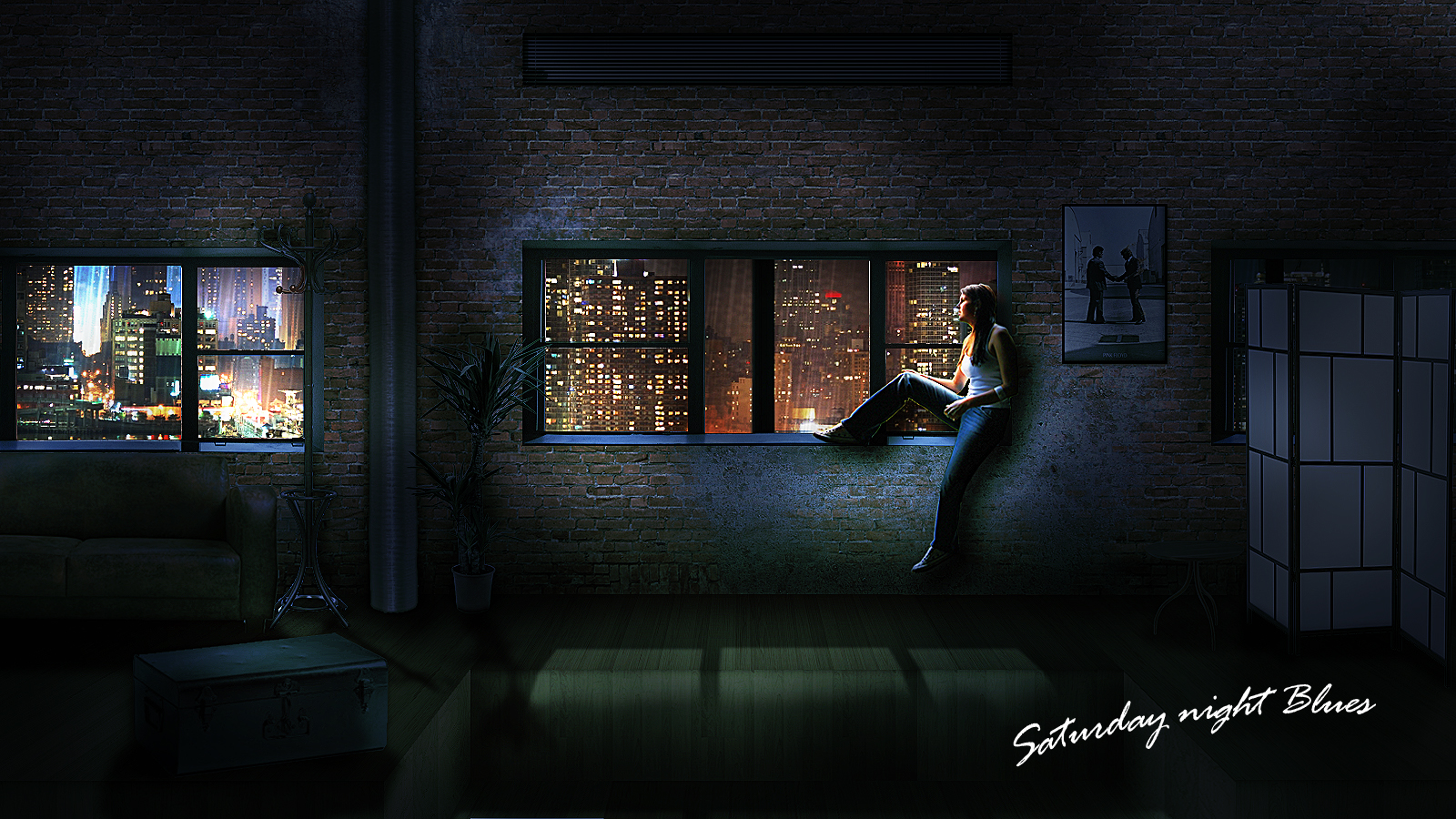 Wallpapers Digital Art Compositions 2D Saturday night blues