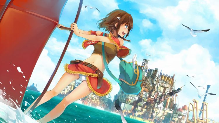 Fonds d'cran Manga Suisei No Gargantia Le monde verdoyant de Gargantia