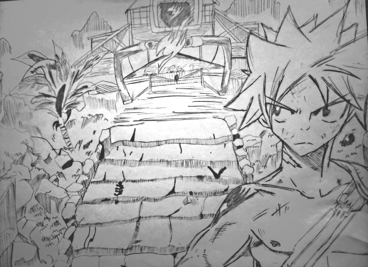 Wallpapers Art - Pencil Manga - Fairy Tail 