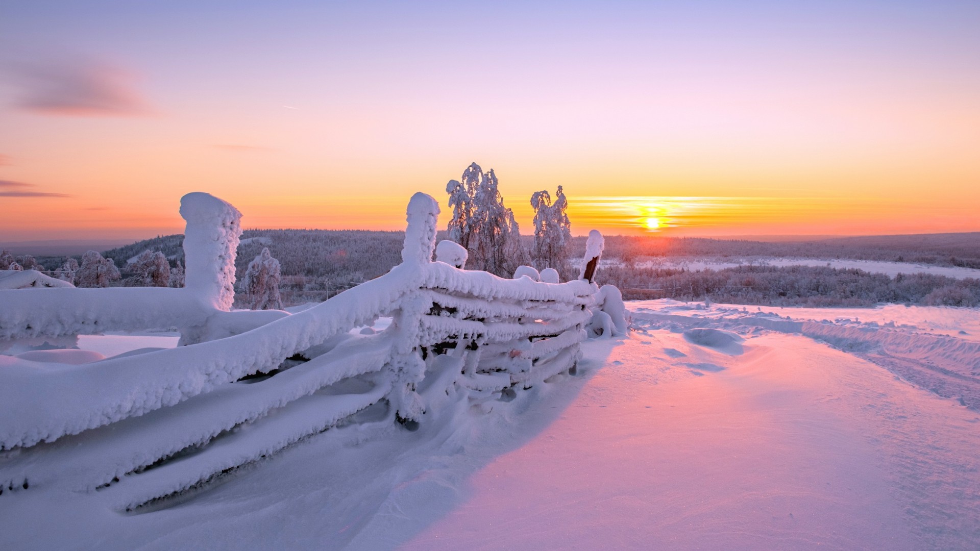 Fonds d'cran Nature Couchers et levers de Soleil 