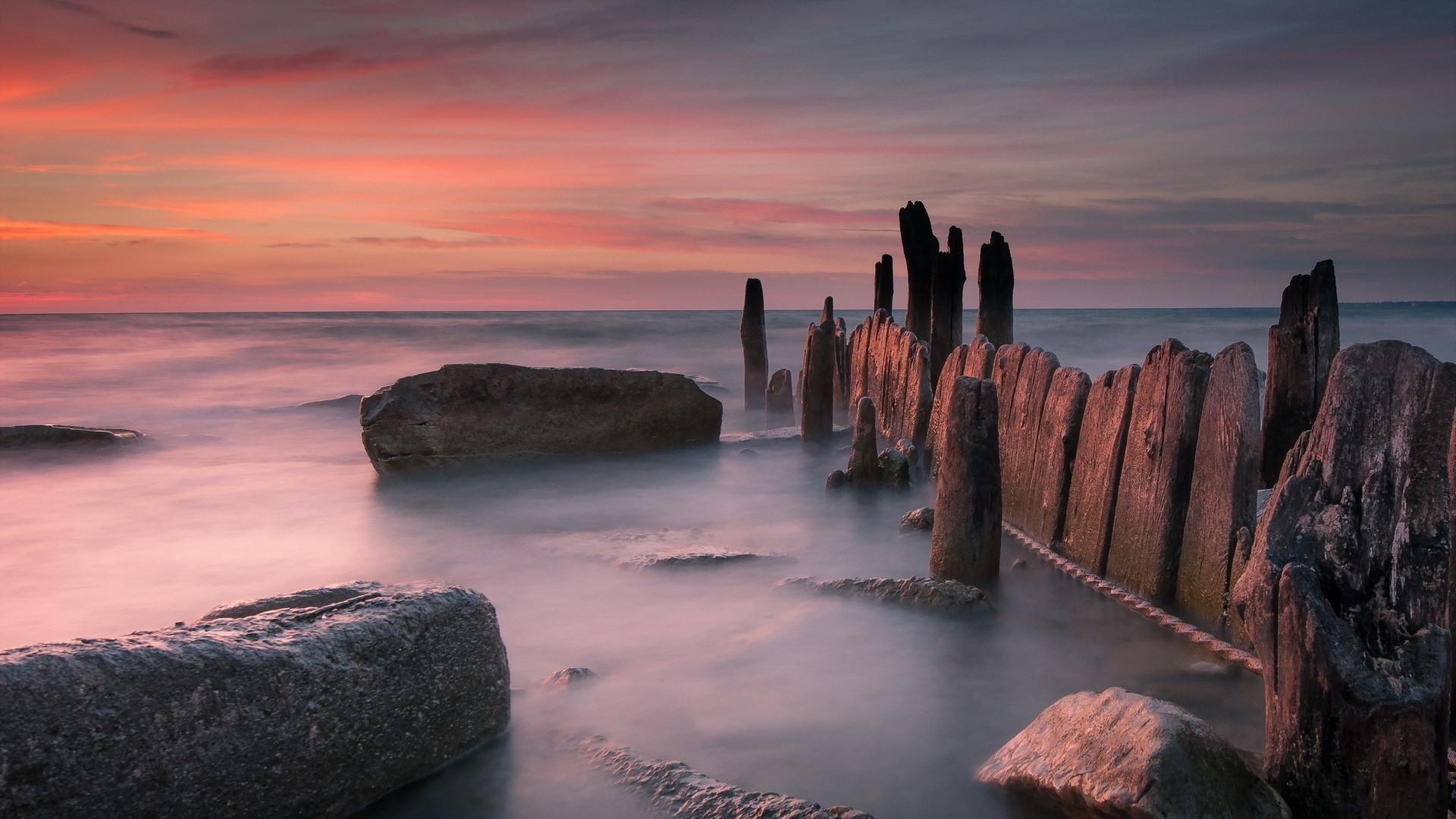 Fonds d'cran Nature Couchers et levers de Soleil 