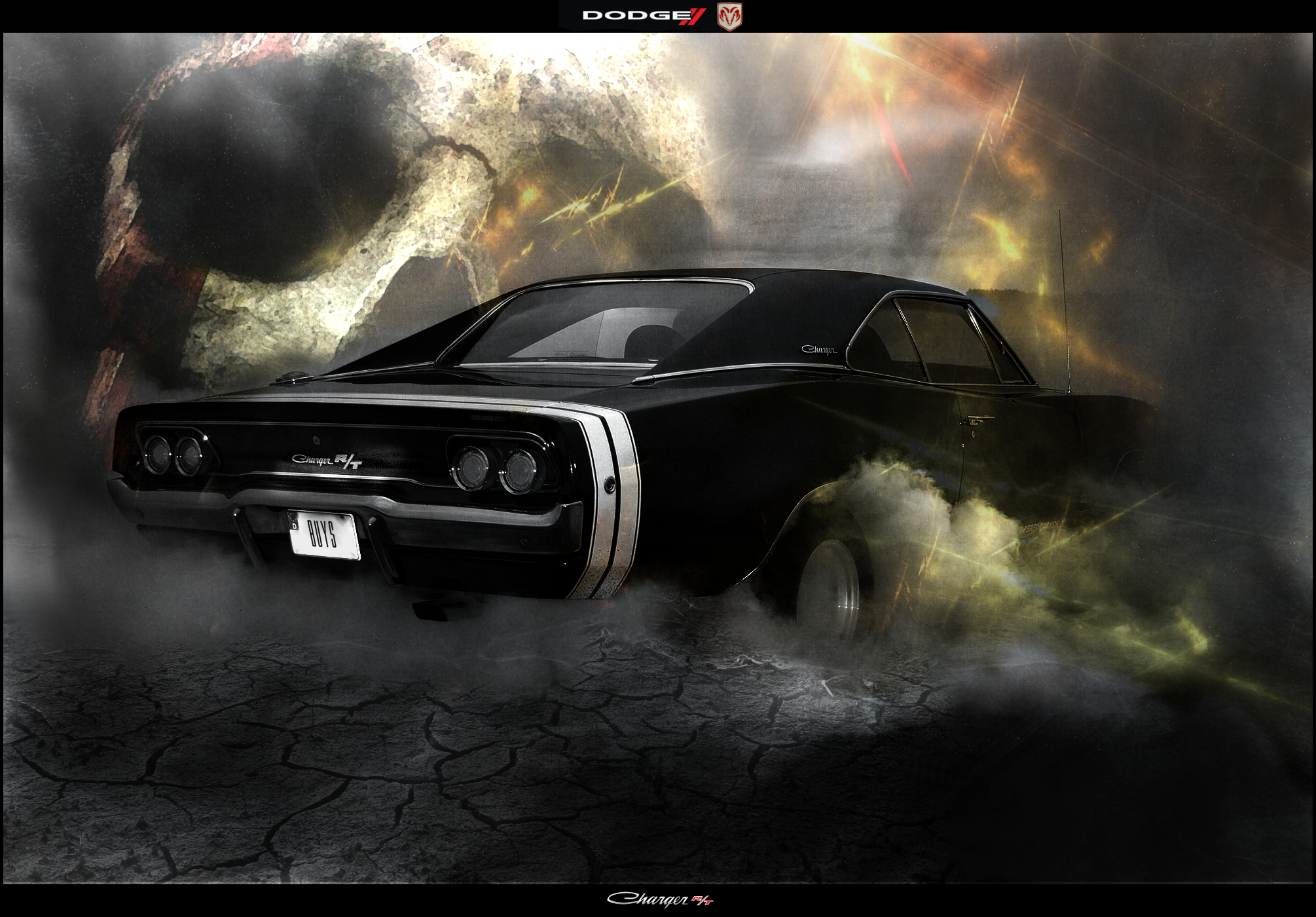 Fonds d'cran Art - Numrique Voitures - Transports Dodge charger R/T