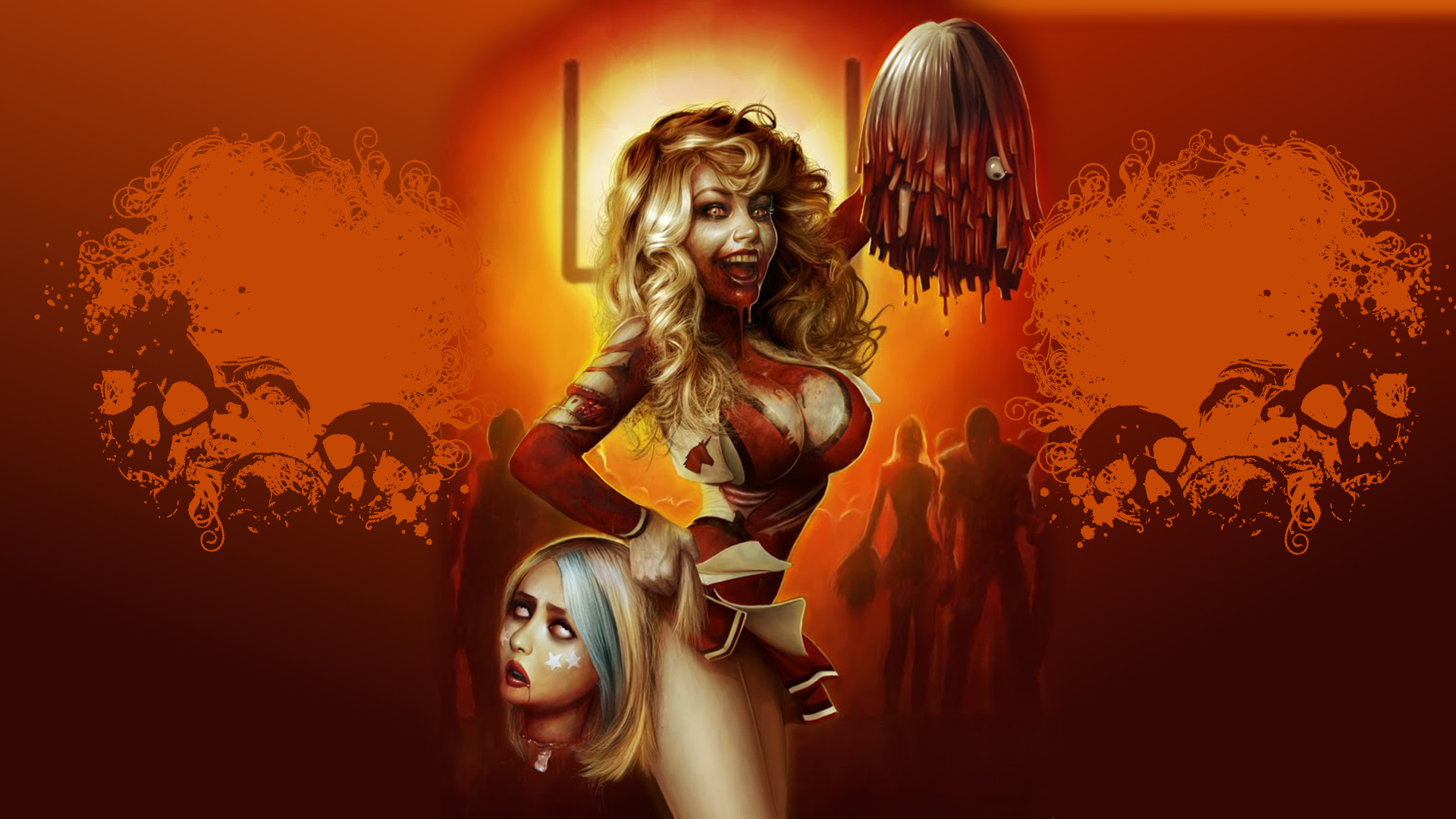 Wallpapers Fantasy and Science Fiction Zombies and Mummies Sexy girls hd