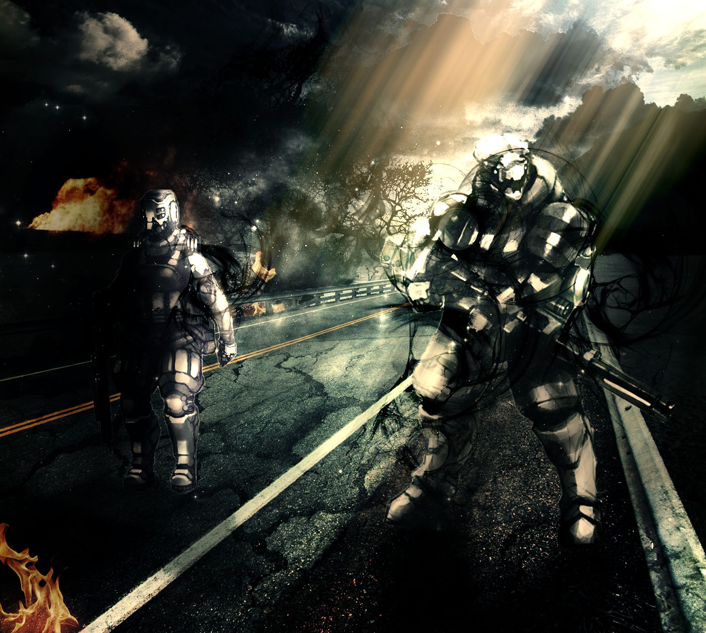 Wallpapers Digital Art Weapons - War Photoshop Montages ...