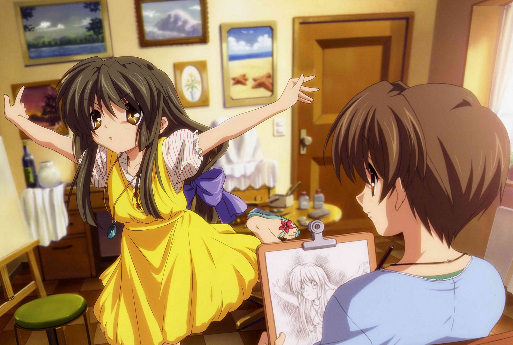 Fonds d'cran Manga Clannad (TV) 