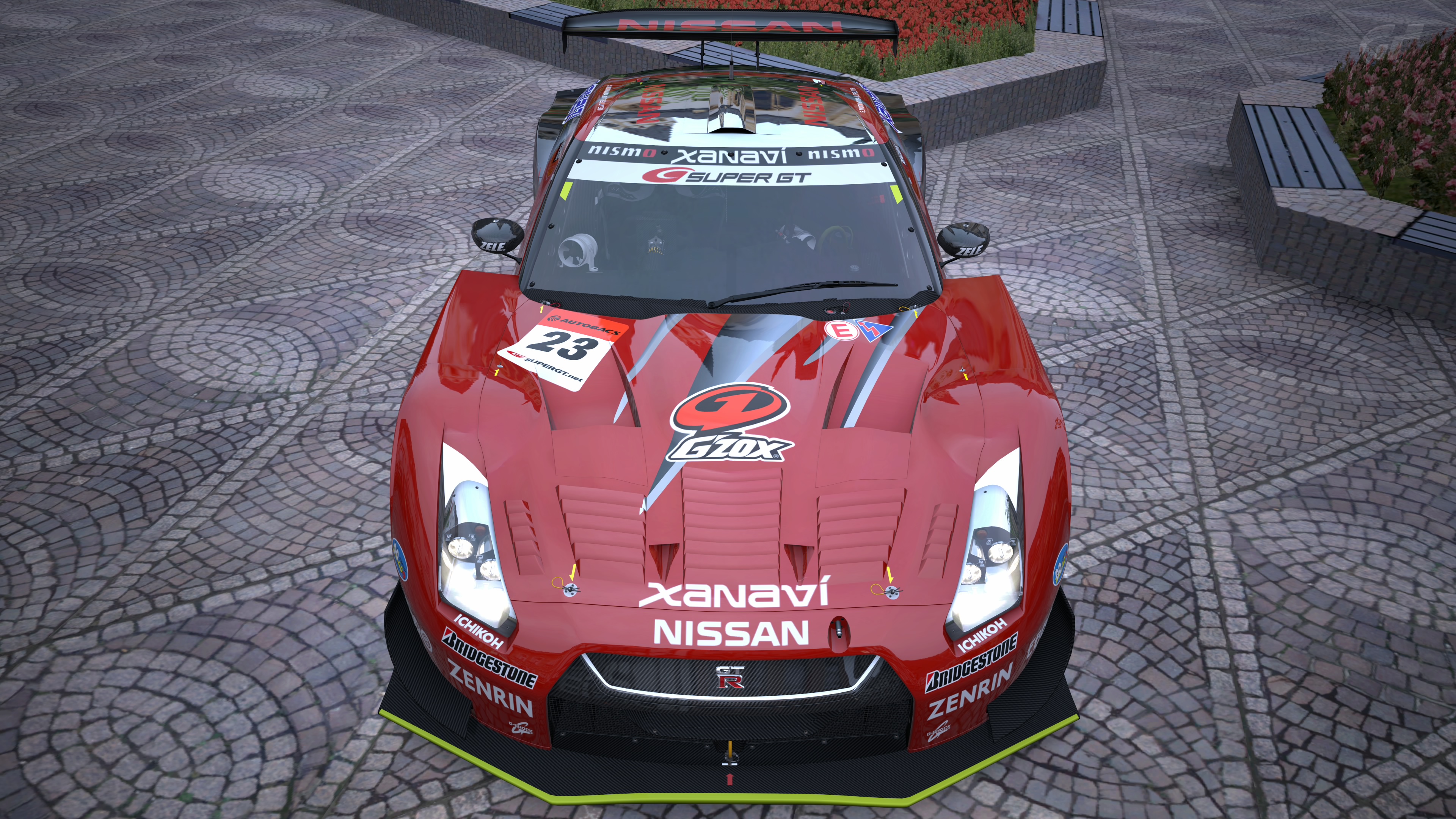 Fonds d'cran Jeux Vido Gran Turismo 5 Nissan XANAVI NISMO GT-R '08