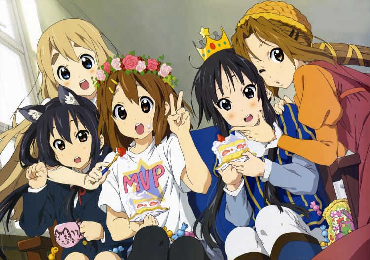 Fonds d'cran Manga K-ON! Akiyama Mio Wallpaper N346662