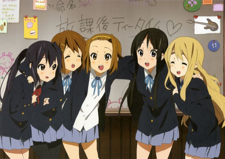 Fonds d'cran Manga K-ON! Akiyama Mio Wallpaper N346665