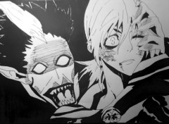  Art - Crayon Allen Walker VS Krowry dans D.Gray.Man