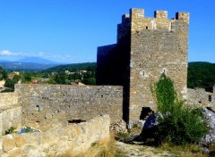  Constructions and architecture MONT VENTOUX VU DU CHATEAU DE SAINT MONTAN