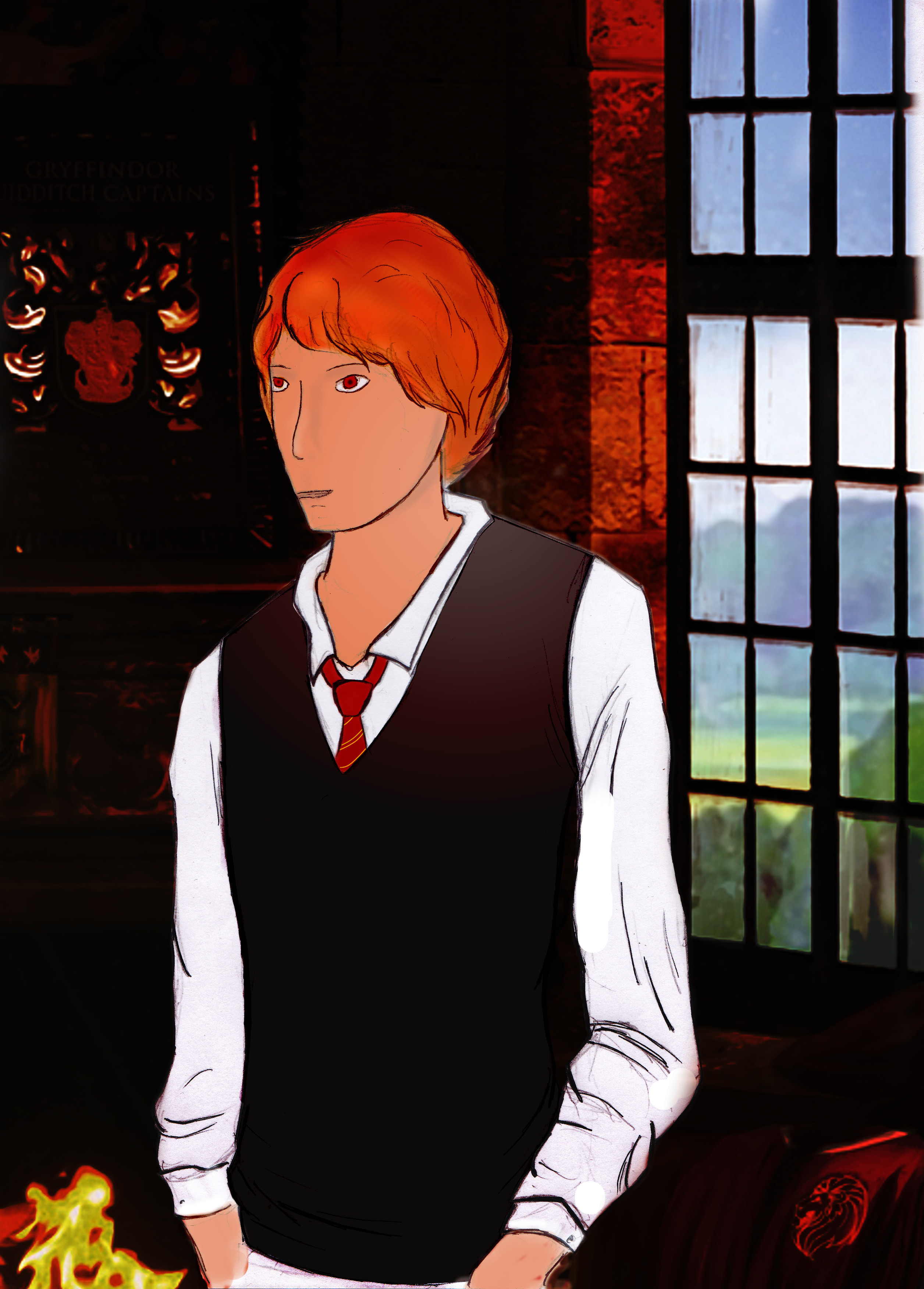 Fonds d'cran Art - Numrique Portraits Ron Weasley