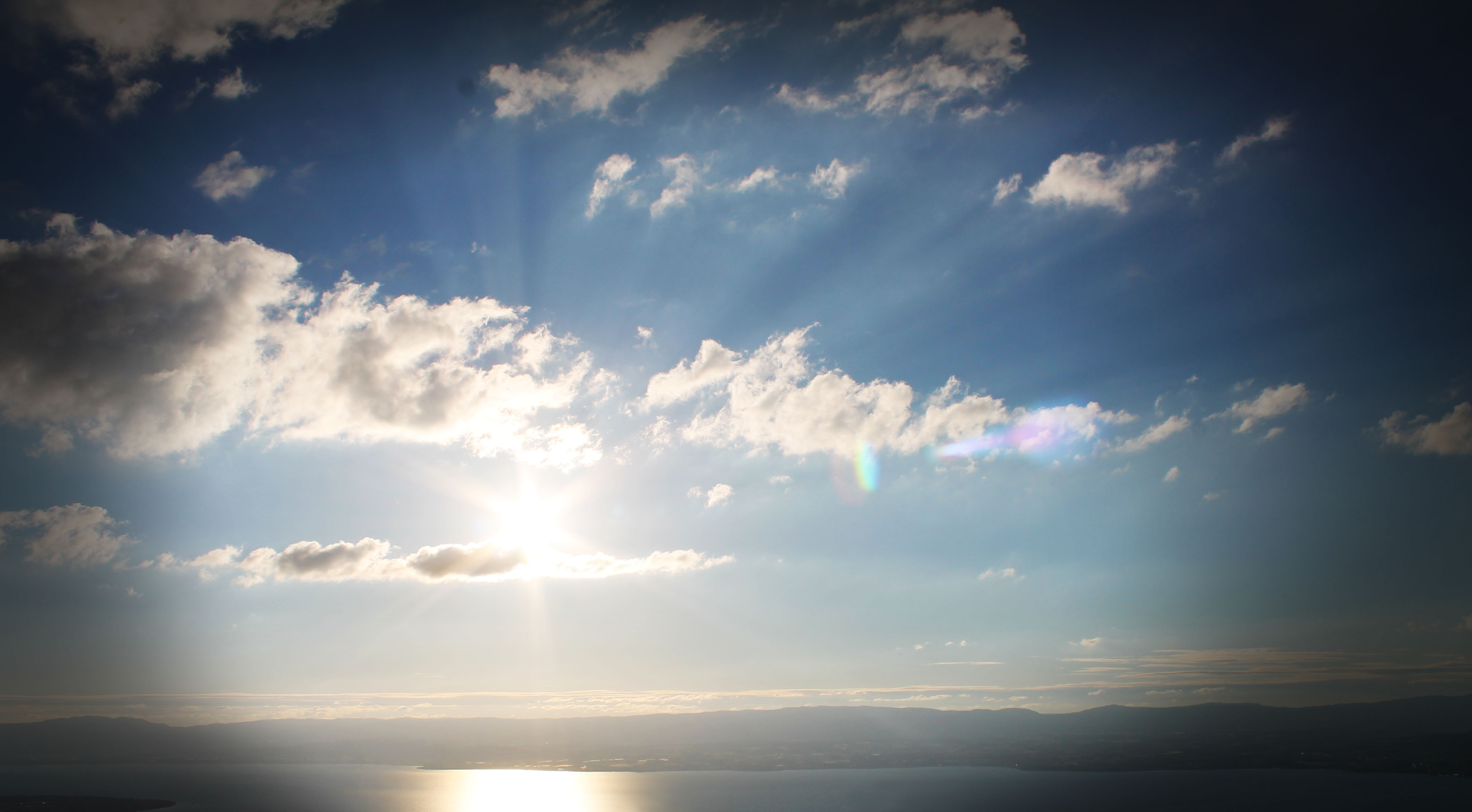 Fonds d'cran Nature Ciel - Nuages Lac leman