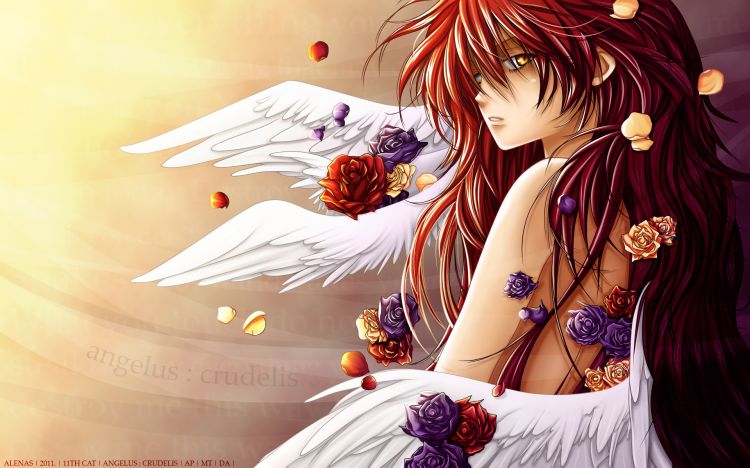 Fonds d'cran Manga Divers - Anges Wallpaper N347811