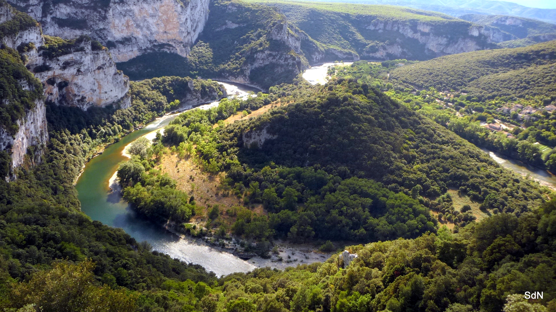 Fonds d'cran Nature Gorges GORGES DE L ARDECHE