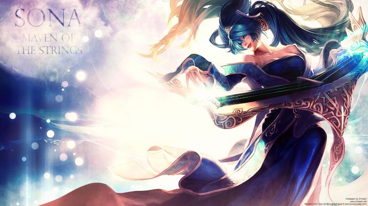 Fonds d'cran Jeux Vido League of Legends - Clash of Fates Maven of the Strings