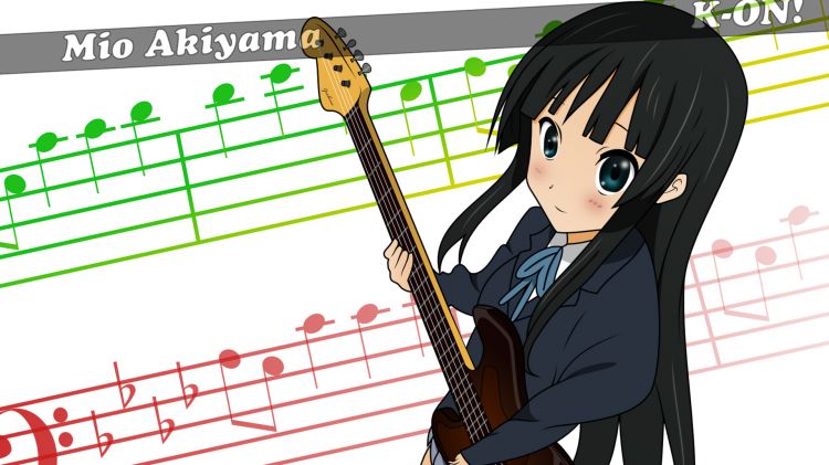 Fonds d'cran Manga K-ON! Akiyama Mio Wallpaper N351906