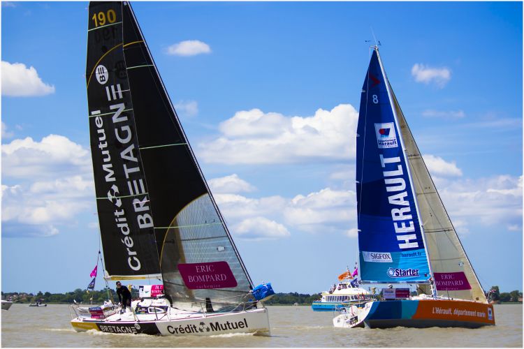 Fonds d'cran Bateaux Voiliers la solitaire du figaro