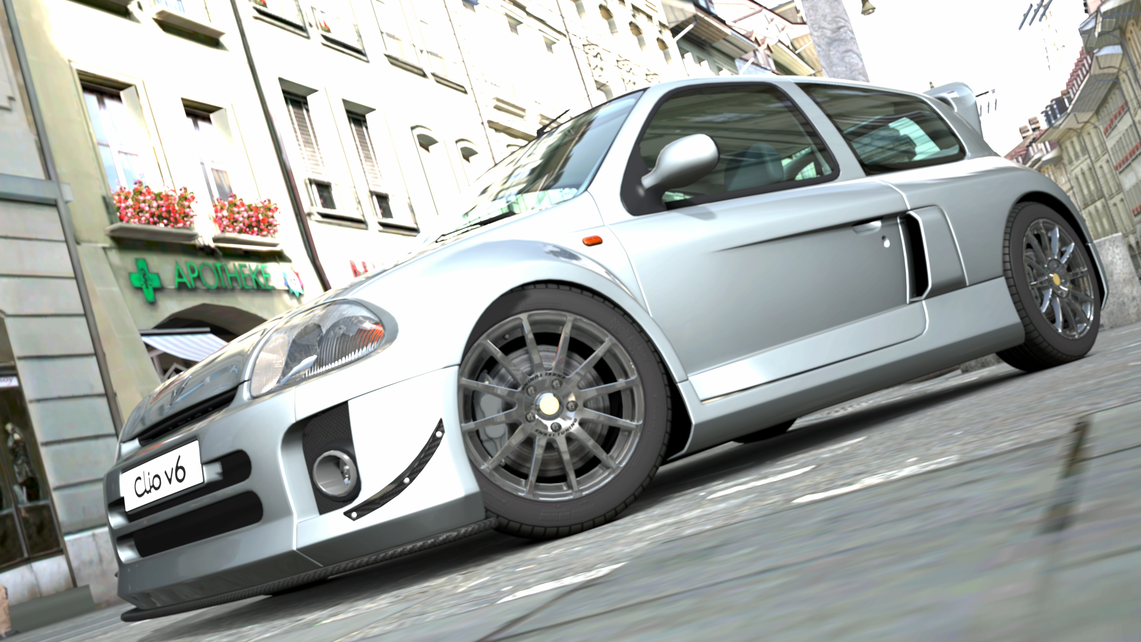 Fonds d'cran Jeux Vido Gran Turismo 5 Renault Sport Clio 2 V6 24V '00