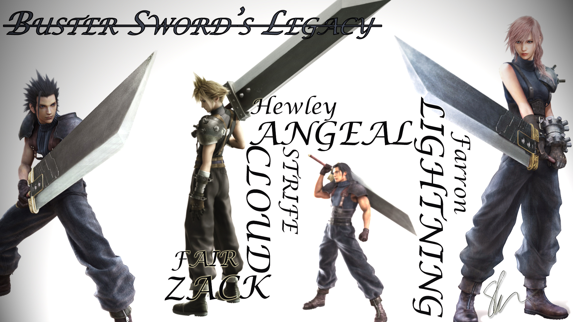 Fonds d'cran Jeux Vido Final Fantasy - Divers Buster Sword's Legacy