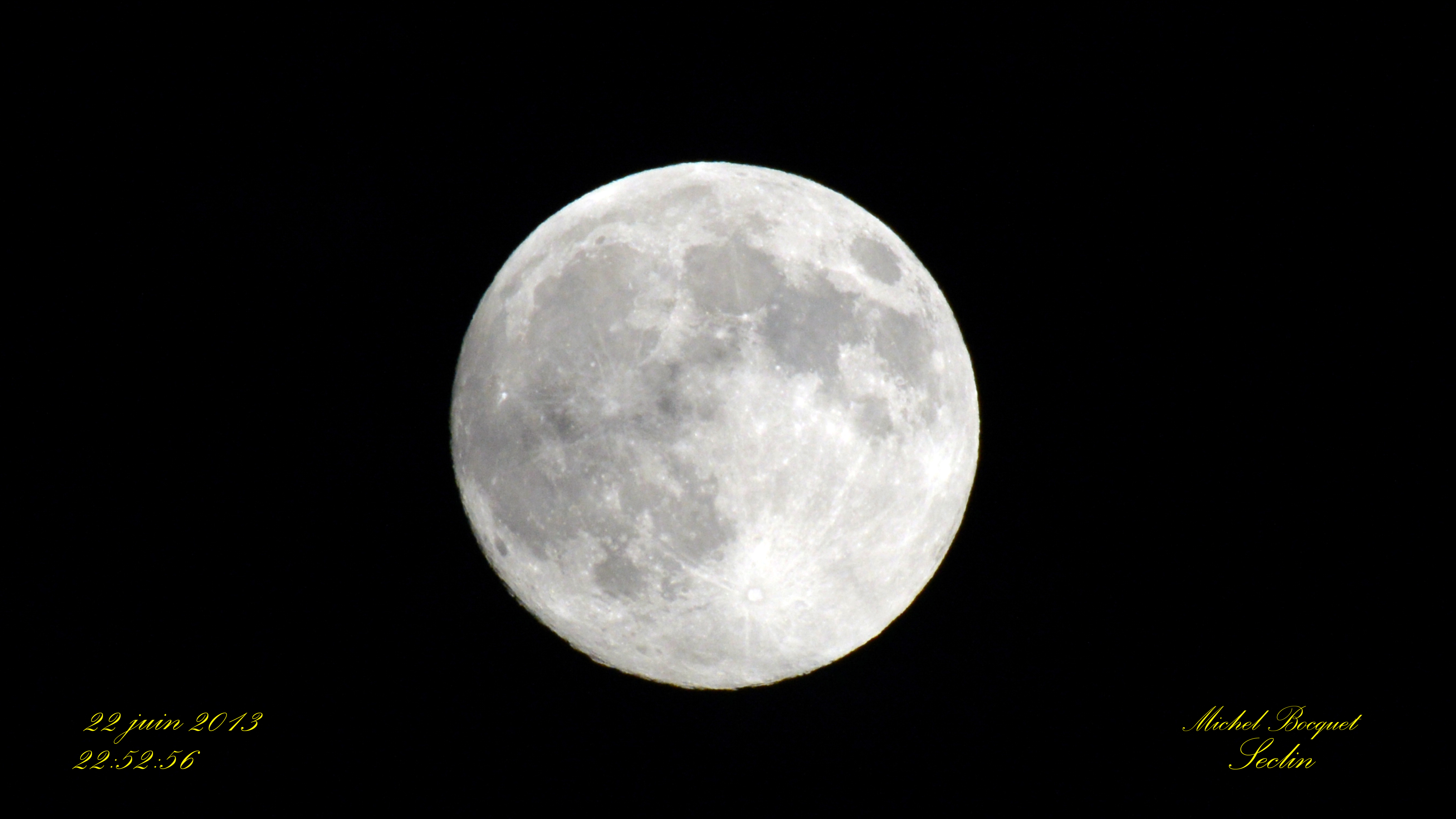 Fonds d'cran Espace Lune La lune