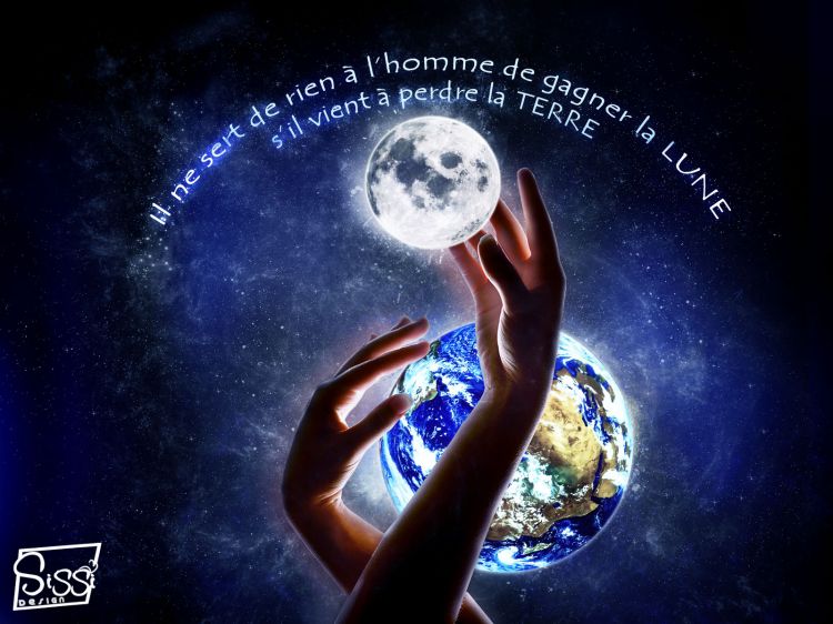 Fonds d'cran Art - Numrique Espace - Univers save our planet!