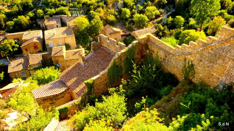 Wallpapers Constructions and architecture Cities - Towns VALLON-ALBA LA ROMAINE-SAINT MONTAN ( ARDECHE)