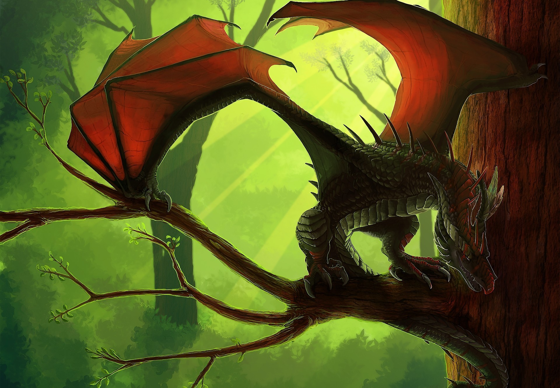 Wallpapers Fantasy and Science Fiction Creatures : Dragons 