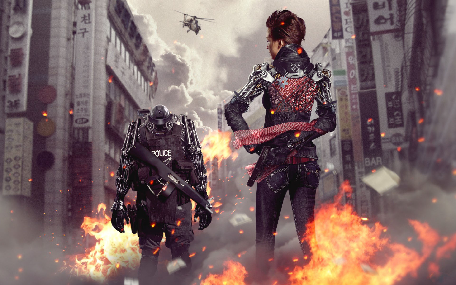 Wallpapers Fantasy and Science Fiction Cyborgs 