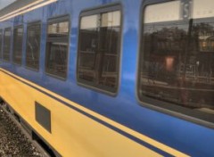  Various transports Train at Amersfoort trainstation (the Netherlands)