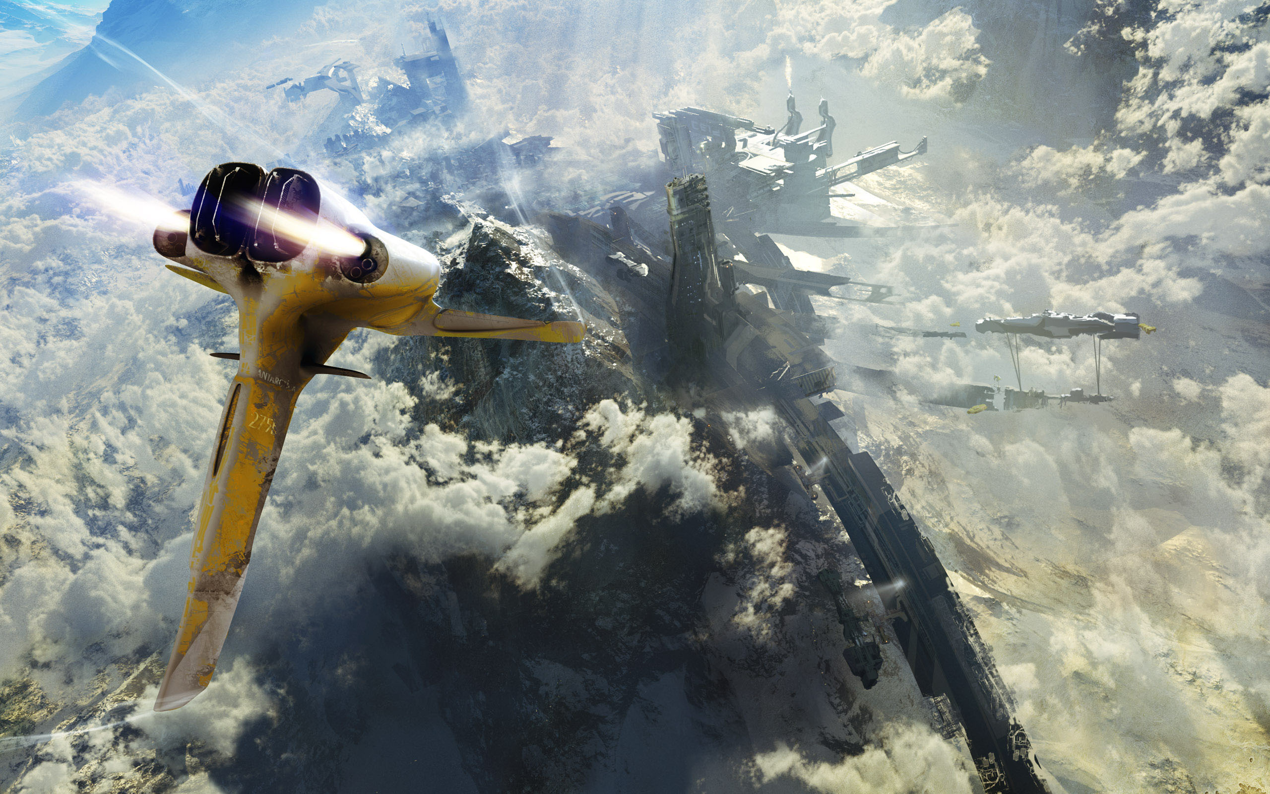 Wallpapers Fantasy and Science Fiction Spaceships 