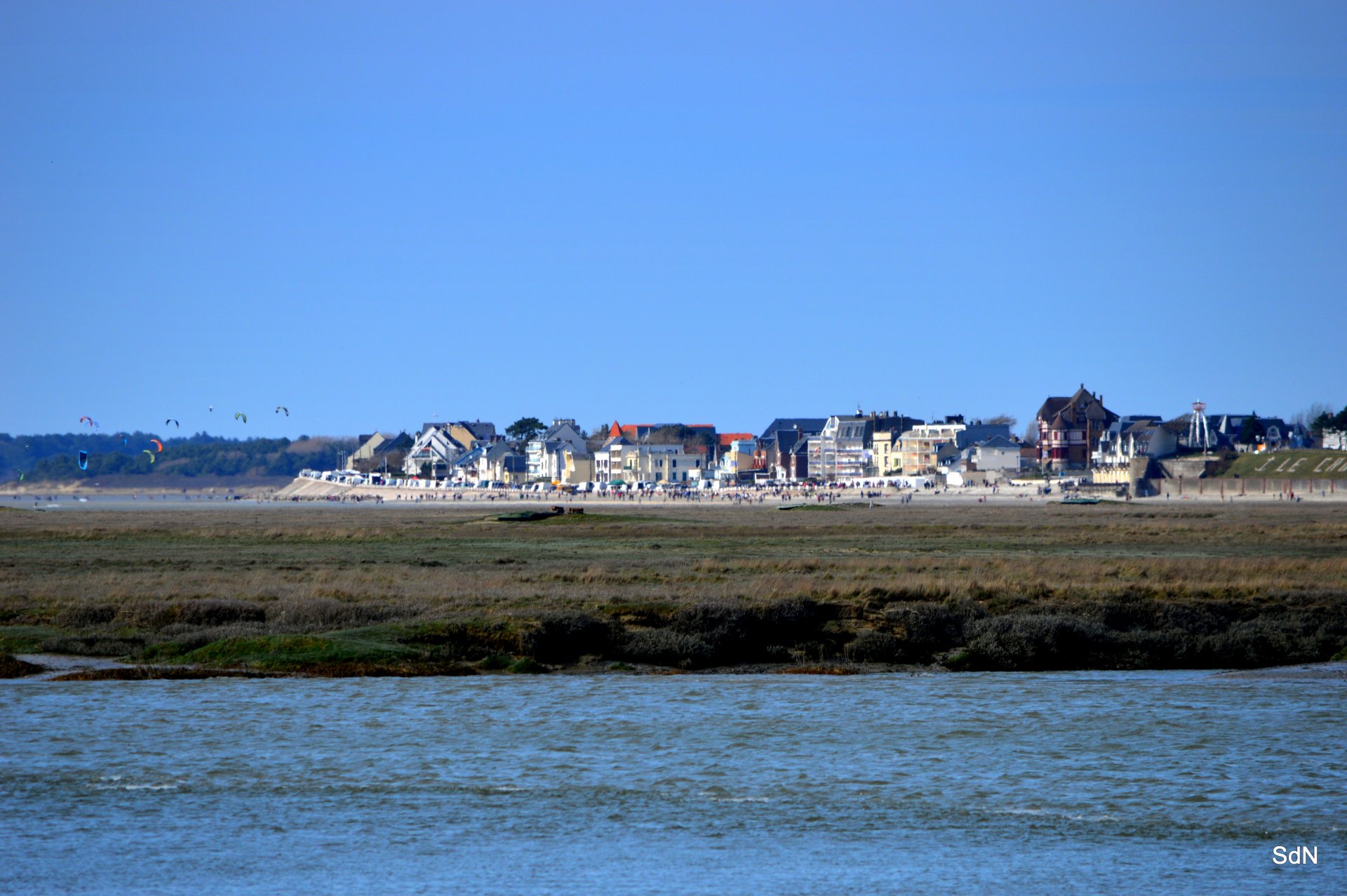 Fonds d'cran Nature Mers - Ocans - Plages DU CROTOY A ST VALERY