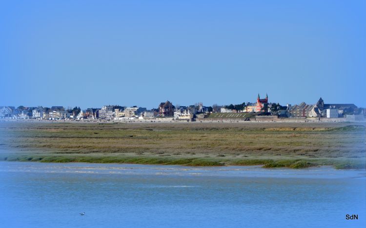 Fonds d'cran Nature Mers - Ocans - Plages DU CROTOY A ST VALERY