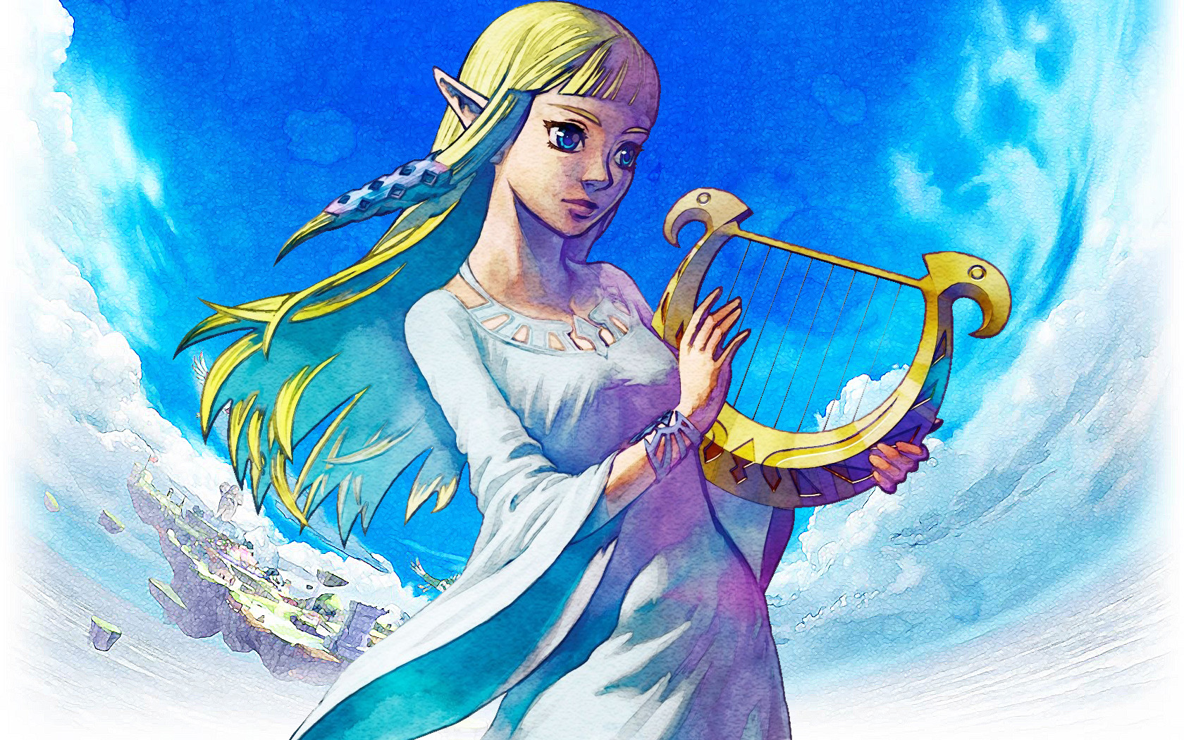 Fonds d'cran Jeux Vido The Legend Of Zelda - Skyward Sword Princess Zelda