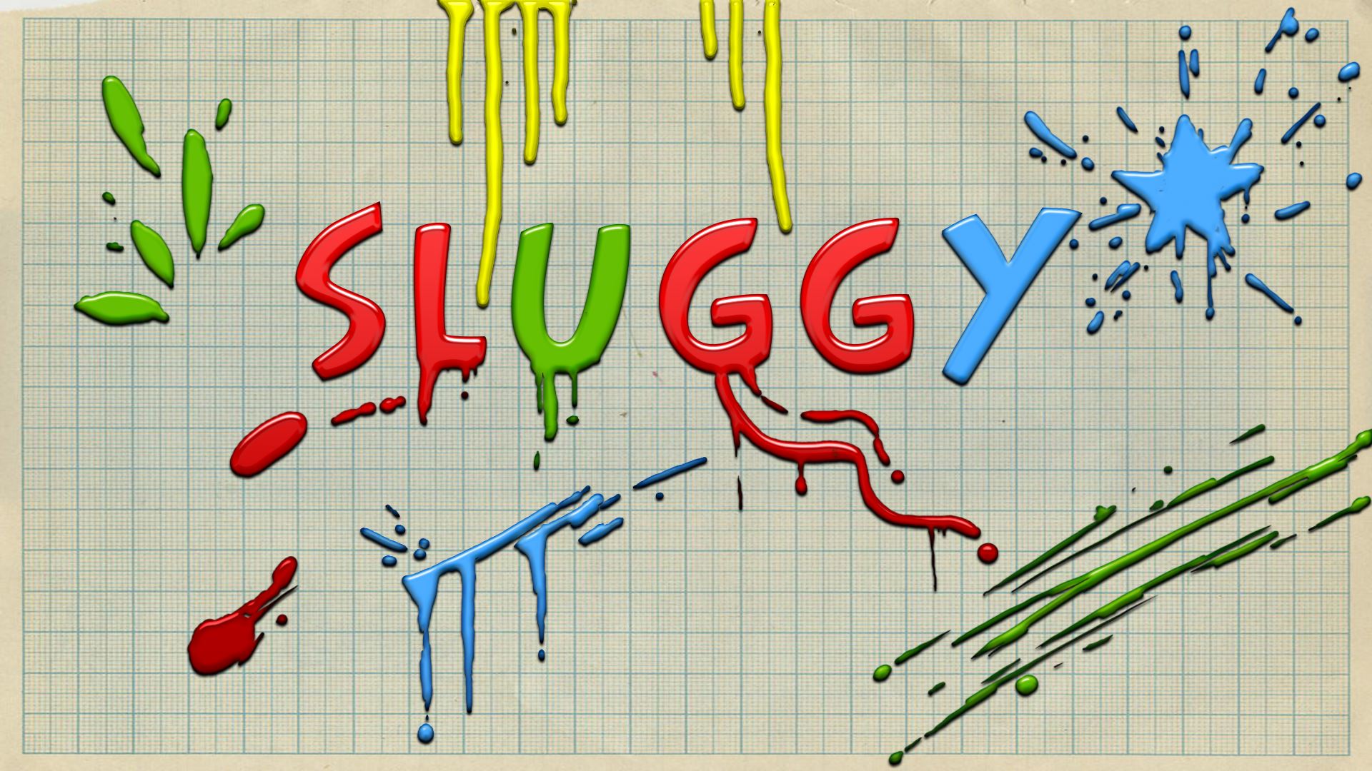 Fonds d'cran Art - Numrique Abstrait Sluggy - Peinture