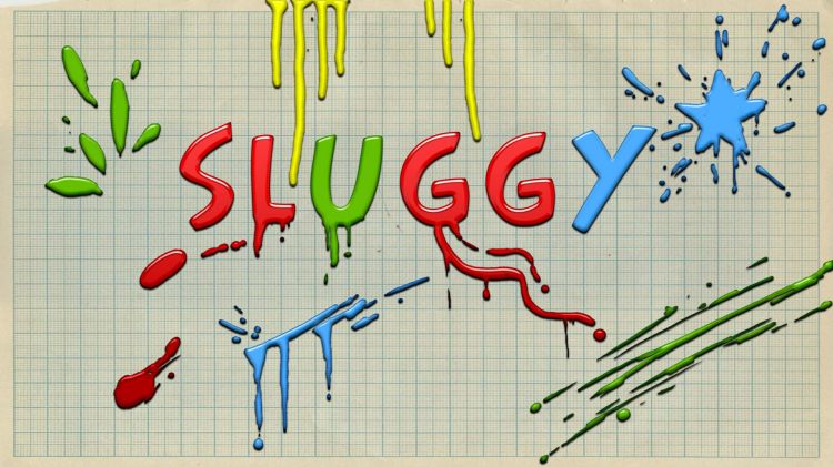 Fonds d'cran Art - Numrique Abstrait Sluggy - Peinture